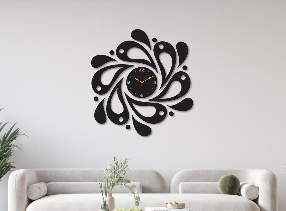 Round drop diy clock