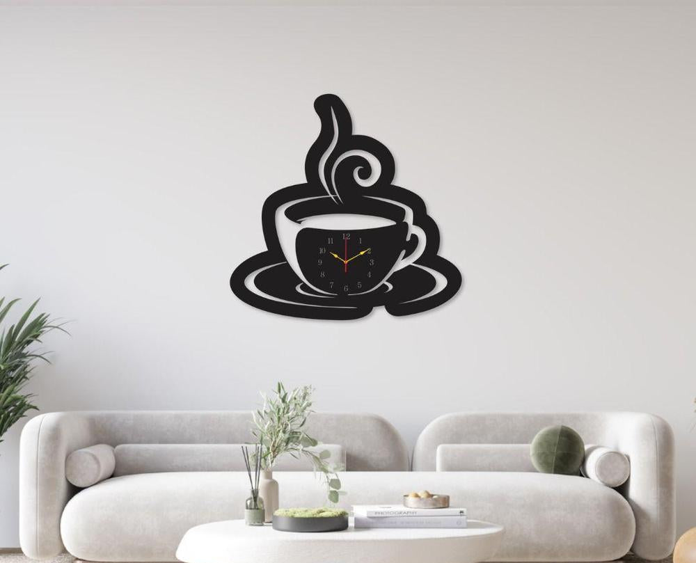 Coffee cup diy clock