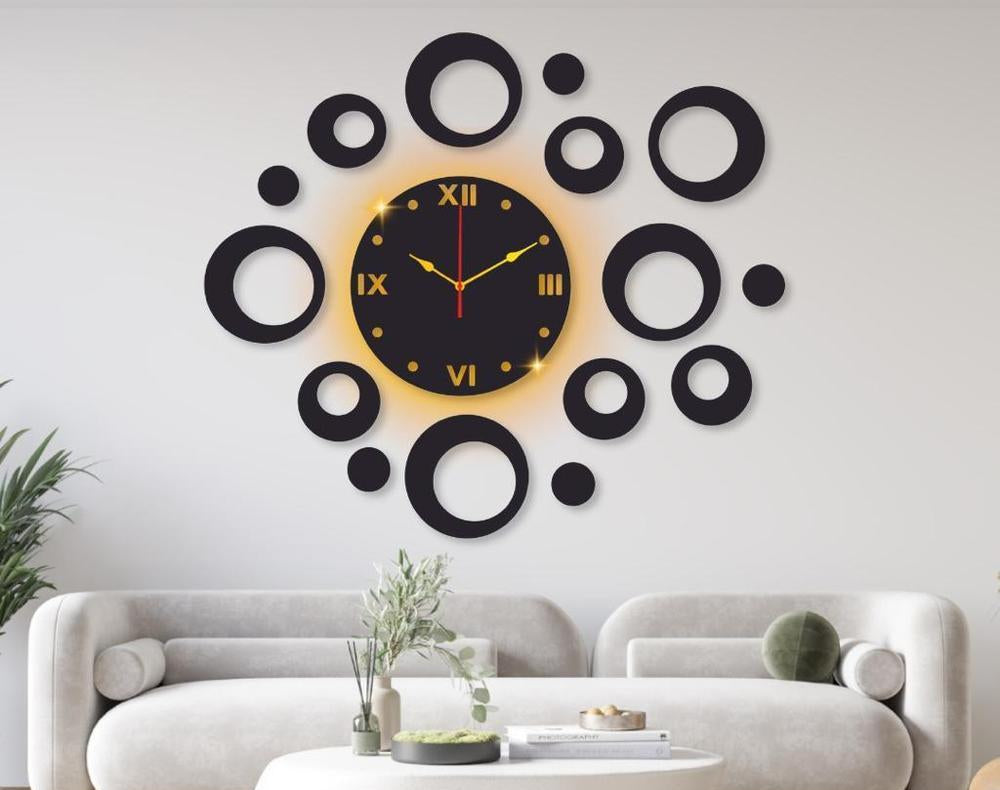 Ring design wall clock