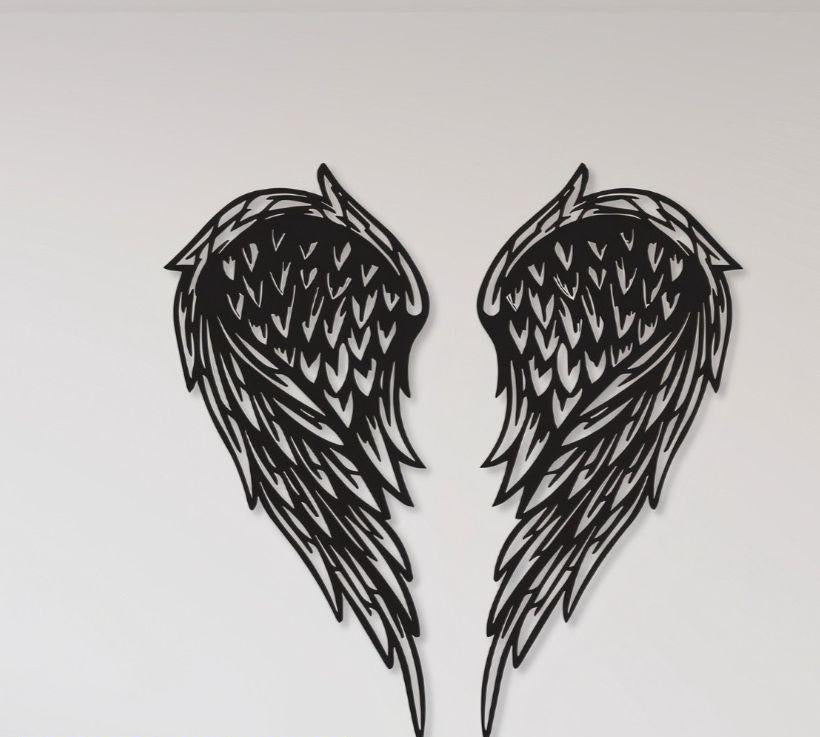Devil wings wall art