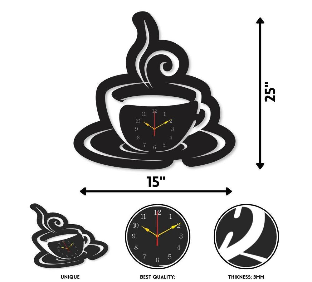 Coffee cup diy clock