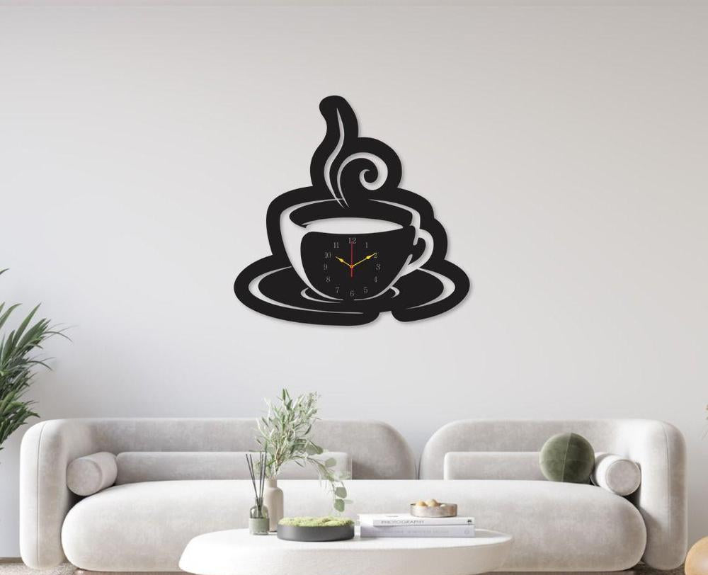 Coffee cup diy clock