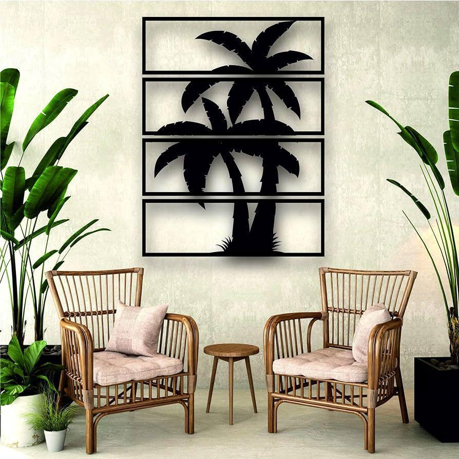 Modern tree wall art