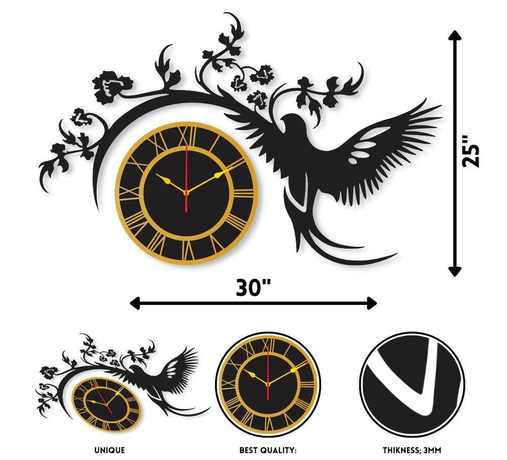 Eagle wall golden dial
